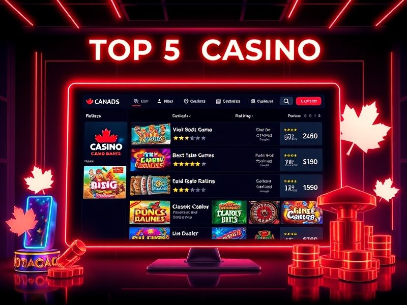 Discover the Top 5 Online Casinos Canada players trust in 2024. We review licensed sites with the best bonuses, game libraries, and payment methods for safe real-money gambling.